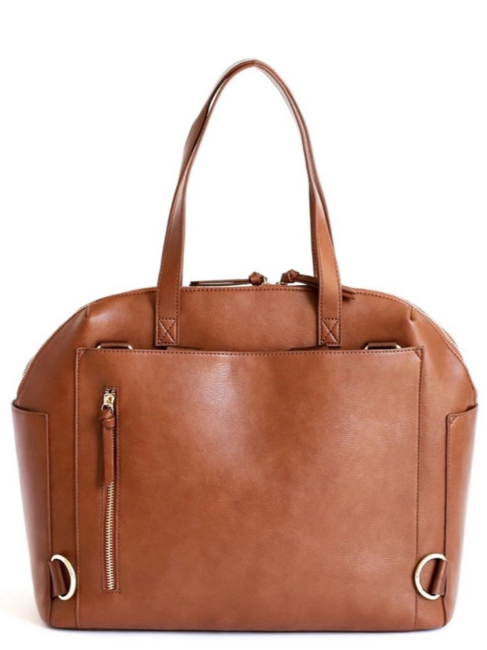 Māden Convertible Carryall Tote - Saddle - Picture 11 of 12